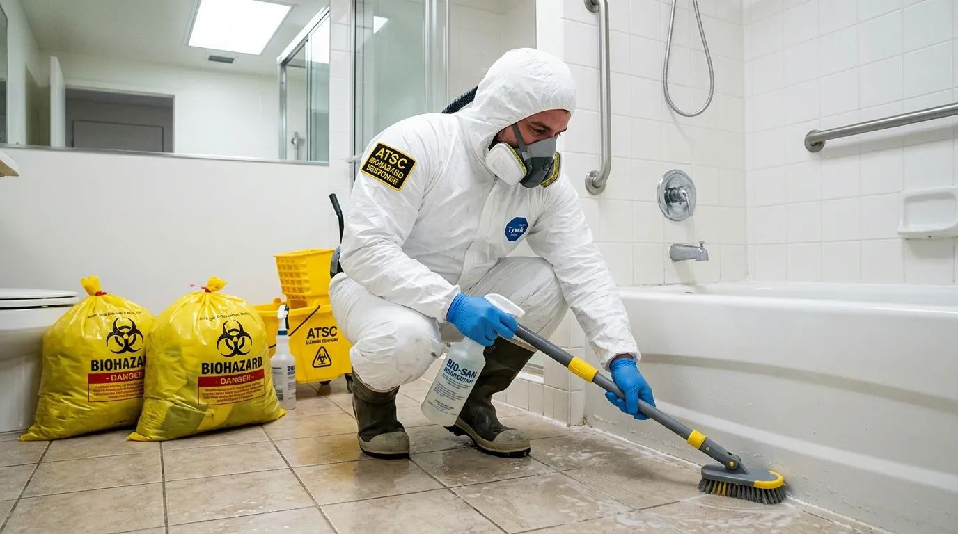 Decontamination equipment deployed for Blood Cleanup in Raleigh